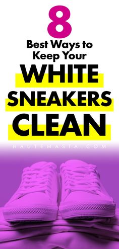 Keep your white sneakers looking fresh with these game-changing cleaning hacks. Find out the best way to clean white sneakers and make them shine. ​ ​We've compiled the best ways to keep your white sneakers clean, so you can always put your best foot forward.