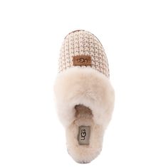 Womens UGG® Cozy Knit Slipper - Cream | Journeys Ugg Cozy Knit Slippers, Ugg Cozy, Cute Uggs, Light Grey Leggings, Trendy Slippers, Womens Ugg, Preppy Gifts, Shoe Wishlist, Uggs Outfit