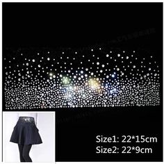 a black skirt with white dots on it and the words size 22cm to 29cm