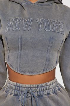 Available In Grey/combo. Hoodie Long Sleeve Embroidered Front Screen Print Corset Waist Cropped Stretch Disclaimer: Due To The Specialized Wash Process, Each Garment Is Unique. Embroidery Placement Will Vary. 60% Cotton 40% Polyester Imported | New York Hustle Washed Hoodie in Grey size Medium by Fashion Nova Fitted Crew Neck Hoodie For Spring, Fitted Letter Print Sweatshirt For Spring, Fitted Casual Fleece Tops, Fitted Letter Print Hoodie For Fall, Fitted Fleece Tops For Fall, Fitted Long Sleeve Top For College, Trendy Fleece Top For Spring, Spring Fleece Tops With Letter Print, Embroidery Placement