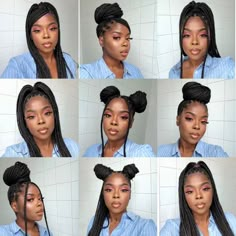 Medium Box Braids Hairstyles For Black Women, Cabello Afro Natural, Hair Solution, Cute Box Braids, Big Box Braids, Big Box Braids Hairstyles, African Hair Braiding Styles