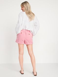 OGC shorts are the original chinos style you love revamped for now.  Slouchy, versatile, easy (hello, elasticized waist), they're dressier than sweats, relaxier than dress pants.  Easy-peasy, elasticized, adjustable waist can be worn right at or belo Casual Pull-on Bermuda Shorts, Versatile Spring Loungewear Shorts, Relaxed Fit Bermuda Bottoms With Elastic Waistband, Stretch Cotton Pull-on Shorts, Pull-on Cotton Shorts, Cotton Pull-on Shorts, Casual Spring Shorts With Elastic Waistband, Casual Bermuda Shorts With Built-in Shorts For Daywear, Versatile Relaxed Fit Shorts For Day Out