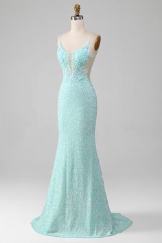 Zapaka Women Green Sequins Sparkly Mermaid Prom Dress with Slit Spaghetti Straps Party Dress – ZAPAKA Seafoam Green Formal Dress, Turquoise Mermaid Prom Dress, Aqua Dress Prom, Sparkly Mermaid Dress Prom, Sea Green Prom Dress, Light Teal Prom Dresses, Prom Dresses 2024 Green, Teal Prom Dresses Turquoise, Aqua Prom Dresses