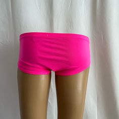 Great For Your Every Day Wear. Very Comfortable. Fits True Medium Fitted Pink Boxer Briefs For Summer, Sports Fitted Pink Boxer Briefs, Pink Stretch Brief Shorts, Basic Boxer Briefs, Pink Stretch Swim Shorts, Pink Short Length Swimwear, Basic Stretch Pink Bottoms, Fitted Pink Boxer Briefs, Fitted Pink Short Boxer Briefs