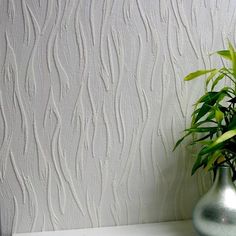 Caiger Paintable Textured Wallpaper design by Brewster Home Fashions Paintable Textured Wallpaper, Anaglypta Wallpaper, Off White Wallpapers, Brewster Wallpaper, Brewster Wallcovering, Stylish Wall Decor, Wallpaper Textured, Paintable Wallpaper, Wallpaper For Sale