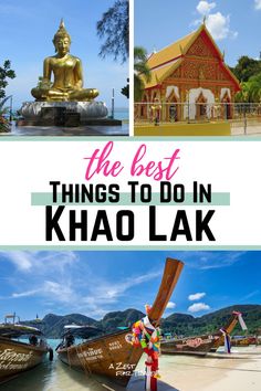 the best things to do in khao lak, thailand with text overlay