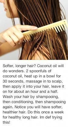 Natural Hair Mask, Long Healthy Hair, Boost Hair Growth, Baking Soda Uses, Baking Soda Shampoo, Beauty Tips For Face, Coconut Oil Hair, Longer Hair, Damaged Hair Repair