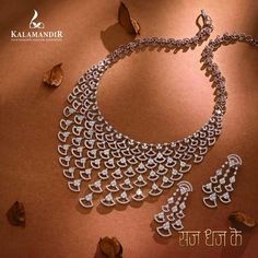 Introducing our exquisite diamond necklace and matching earrings set, a true reflection of enduring style and grace. Steal hearts with this breathtaking masterpiece. Visit @kalamandirjewellers today and shine like ever before with #SajDhajKe For further information contact us at - 9510970230 #kalamandirjewellers #Sajdhajke #22ktgold #Antiquejewellery #jewellery #handmadejewellery #jewellerydesigner #indianjewellery #bridaljewellery #jewellerylover #fashionjewellery Exquisite Diamond Necklace, Stolen Heart, Shri Ram Photo, Ram Photos, Shri Ram, Diamond Necklace Set, Style And Grace, Indian Jewellery