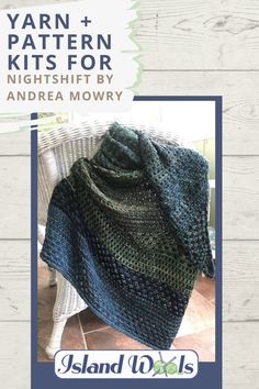 yarn and pattern kits for nightshift by andrea mowry