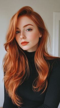 🔮 Ultra-Chic Lowlights For Redheads Red Copper Hair Color Ideas Inspiration 🎀💝 Lowlights For Redheads, Red Copper Hair, Copper Hair Color Ideas, Red Copper Hair Color, Copper Highlights, Bold Hair Color, Red Hair Woman, Red Haired Beauty, Blonde Haircuts