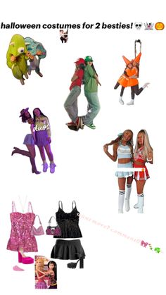 halloween costumes for 2 besties on the app store's playlist, which includes two outfits