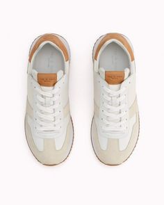 Lace-up trainers constructed from nylon, leather and water repellent suede. rag & bone Men's Rb Runner Sneakers | Birch, 43 (also in 41,42,44) White Low-top Sneakers With Leather Trim, Sporty White Sneakers With Leather Trim, White Sporty Sneakers With Leather Trim, White Leather Trim Sporty Sneakers, Casual Low-top Sneakers With Leather Trim, Sporty Lace-up Sneakers With Leather Trim, Nylon Sneakers With Contrast Sole For Light Sports, Sporty Suede Sneakers With Leather Trim, Functional Leather Sneakers With Elastic Laces