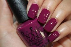 Nail Paint Shades, Purple Nail Polish, Short Nail Designs