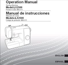 instruction manual for the sewing machine