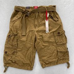 Vintage Pj Mark Cargo Shorts Mens 40 Brown Baggy Skater Belted Y2k Grunge Nwt The Item Photographed Is The Exact Item You Will Receive. Please See All Pictures For Measurements! Condition Notes: Whether This Item Is New Or Pre-Owned We Encourage You To View All Of The Pictures Provided For Measurements And Or Any Noticeable Flaws. We Suggest You Compare The Measurements To Your Favorite Clothes To Ensure A Great Fit! Casual Short Leg Cargo Pants, Casual Khaki Shorts With Belt Loops, Casual Short Cargo Pants With Belt Loops, Casual Short Cargo Shorts With Belt Loops, Casual Cargo Shorts With Belt Loops And Relaxed Fit, Casual Bermuda Bottoms With Belt Loops, Casual Bermuda Bottoms For Outdoor, Casual Bermuda Pants With Belt Loops, Casual Cargo Shorts For Outdoor With Belt Loops