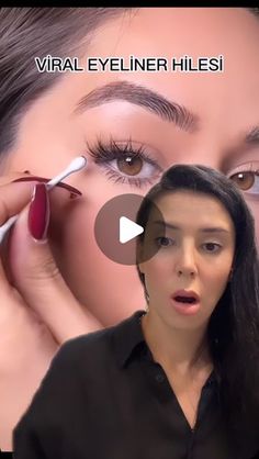 Stylish Makeup Looks, No Eyeliner Makeup Look Simple, Eyeliner As Eyeshadow, How To Makeup Eyeshadow, How To Put On Eyeliner For Beginners Step By Step, Make Up Eyeliner Tutorial, How To Make Small Eyes Look Bigger, How To Draw Eyeliner For Beginners, How To Smoky Eye