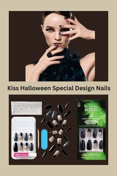 Long Length Coffin Shape|Ready to Wear Gel Manicure|Two ways to wear: glue on or press-on adhesive tabs|Long-lasting up to 7-day wea Coffin Shape, Design Nails, Gel Manicure, Special Design, Halloween Nails, Fake Nails, Long Length, Summer Nails, Glow In The Dark