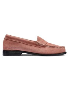 Whitney Hairy Suede Penny Loafers