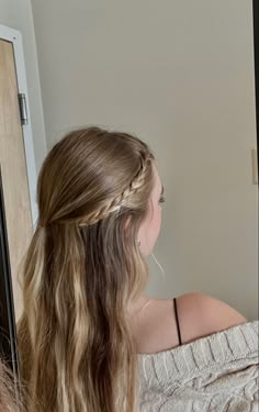 braid hairstyle inspo Hairstyles 1920s, Woman King, Women's Hairstyles, Peinados Fáciles Para Cabello Corto, Hair Stylist Life, Easy Hairstyles For Long Hair, Girls Black, French Braid