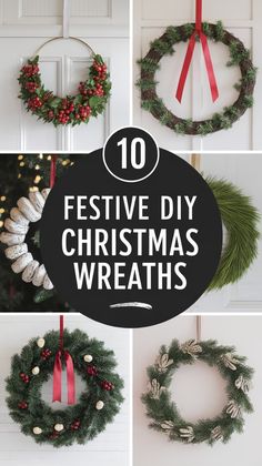 twelve festive diy christmas wreaths