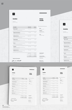 two pages of resume on top of each other