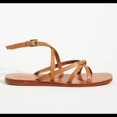 Strappy Leather Sandals The Dress Sandal From Either / Or Brand New In Box Size 7 Vionic Sandals, Cream Sandals, Rope Sandals, Strappy Leather Sandals, Leather Sandals Handmade, Slow Fashion Brands, Strap Sandals Women, Leather Flip Flops, Leather Sandals Flat