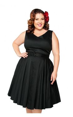 Pinup Couture - Havana Nights Dress in Black Sateen | Pinup Girl Clothing Pinup Fashion, Plus Size Bridesmaid, Pinup Couture, Bridesmaid Dresses Plus Size, Vintage Inspired Outfits, Vintage Style Dresses, Girl Clothing