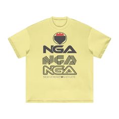 MOQ1 Yellow Sports T-shirt With Logo Print, Sporty Yellow T-shirt With Text Print, Yellow Tops With Screen Print For Sports, Moisture-wicking Graphic Tee For Streetwear, Yellow Graphic Tee For Sports, Yellow Graphic Print Sports T-shirt, Yellow Moisture-wicking Short Sleeve T-shirt, Graphic Cotton Sports T-shirt, Yellow Sports T-shirt With Logo