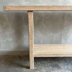 Custom Reclaimed Elm Wood Console Table With Shelf | Chairish White Oak Console Table, Console Table With Shelf, Wood Restoration, Bigger House, Reclaimed Wood Console Table, Rustic Console Tables, Console Table Design, Table Sofa, Wood Console Table