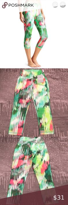 Athleta Wailea Chatura Multi Print Capri Athleta Wailea Chatura Multi Print Capri. Fun bright colors and high waist band. Brand new with tags and never worn. Moisture wicking and unstinkable. Athleta Pants & Jumpsuits Capris Casual Green Leggings For Gym, Sporty Green Workout Leggings, Sporty Green Leggings For Workout, Multicolor Athleisure Leggings For Training, Sporty Green Leggings For Sports, Multicolor Athleisure Bottoms For Sports, Multicolor Stretch Activewear For Training, Multicolor Sportswear Leggings For Workout, Multicolor Casual Training Leggings