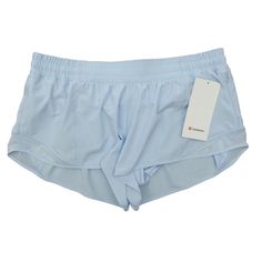 Lululemon Hotty Hot Low Rise Lr Lined Short 2.5" Light Blue Wndm Size 14 *Please Note Color May Vary Slightly In Person Due To Lighting* Why Shop With Us? About Us We Have Been In Business For 7+ Years And Are Trusted Sellers With 22,000 Sales And Counting. Our Goal Is To Provide A Good Shopping Experience And Above Standard Customer Service. Please Reference Our Reviews. 100% Authentic All Of Our Products Are Purchased From Authorized Retailers. If You Have Any Questions We Are Here, Just Messa Anna Claire, Shorts Lululemon, Light Blue Shorts, Lululemon Shorts, Active Wear Shorts, Shorts Athletic, Athletic Shorts, About Us, Low Rise