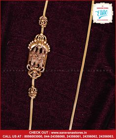 Ever sparkling must have chain for the ladies that brings pride to womanhood. Very traditional, festive and in classy look. #goldsaradu Check out : www.saravanastores.in Call us at : 8056003000, 044-24356060, 044-24356061, 044-24356062, 044-24356063 #goldsaradudesigns #goldsaradumodels #goldsaraducollection #goldsaraduset #Saravanaelite #goldpnecklace #goldnecklace #evergreen #evergreennecklace #goldjewelry #gold #jewelry #indianjewelry #fashion #bridaljewelry #SaravanaStoresEliteGold Gold Jewelry Earrings, How To Look Classy, Indian Jewelry, Bridal Jewelry, Gold Diamond, Gold Jewelry