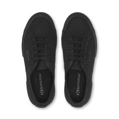 Superga - 2750 Cotu Classic Sneakers - Total Black – Superga US Classic High-top Sneakers With Vulcanized Sole, Classic Lace-up Canvas Shoes With Rubber Sole, Classic Lace-up Canvas Shoes, Classic Black Lace-up Platform Sneakers, Classic Canvas Shoes With Vulcanized Sole And Round Toe, Classic Low-top Canvas Shoes With Rubber Sole, Classic High-top Sneakers With Laces, Classic High-top Skate Shoes, Classic Lace-up Canvas Shoes With Vulcanized Sole