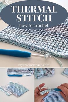 crochet thermie stitch how to crochet instructions for beginners