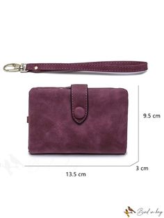 BirdinBag - Stylish PU Leather Womens Wallet with Large Capacity for Coins, Cards, and Cash Travel Bags With Card Slots, Large Capacity Rectangular Wallet For Daily Use, Everyday Purple Bag With Card Slots, Large Capacity Travel Coin Purse, Versatile Large Capacity Rectangular Wallets, Rectangular Wallets With Magnetic Closure For Daily Use, Versatile Travel Wallet With Snap Closure, Trendy Purple Bags With Card Slots, Rectangular Wallets With Snap Closure For Daily Use