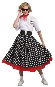 Grand Heritage Womens Polka Dot 50s Costume - Mr. Costumes