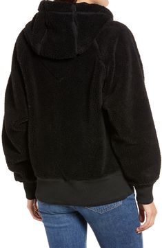 Meet this cozy hoodie by Canada Goose that is supported by Cordura® fabric for added durability and a signature double-stripe reflective lining for visibility. 55% polyester, 39% nylon, 6% elastane Machine wash, tumble dry Imported Athleisure Fleece Hooded Jacket With Ribbed Cuffs, Fleece Hooded Jacket With Ribbed Cuffs For Athleisure, Winter Sportswear Nylon Hoodie, Sporty Nylon Hoodie For Winter, Athleisure Hooded Fleece Jacket For Winter, Winter Athleisure Hoodie For Cold Weather, Sportswear Fleece Jacket With Double-lined Hood For Winter, Winter Sportswear Fleece Jacket With Double-lined Hood, Winter Nylon Hoodie With Double-lined Hood