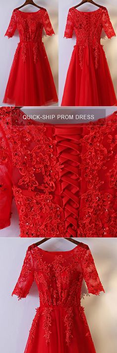 Only $99, Bridal Party Dresses Short Red Lace Bridal Reception Dress With Short Sleeves #MYX18097 at #GemGrace. View more special Bridal Party Dresses now? GemGrace is a solution for those who want to buy delicate gowns with affordable prices. Free shipping, 2018 new arrivals, shop now to get $10 off! Red Short Sleeve Evening Dress For Gala, Elegant Red Fitted Mother Of The Bride Dress, Red Fitted Mother Of The Bride Dress For Banquet, Red Fitted Short Sleeve Evening Dress, Festive Fitted Lace Mother Of The Bride Dress, Fitted Red Lace Evening Dress, Red Fitted Lace Evening Dress, Fitted Red Lace Gown, Red Formal Dress With Back Zipper