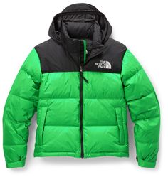 The moment you see the oversize baffles  you know you're looking at the iconic Nuptse. The warm  durable The North Face 1996 Retro Nuptse down jacket has lofty 700-fill-power down and a stowable hood. Green Down Puffer Jacket For Streetwear, Green Down Outerwear For Streetwear, Green Puffer Jacket With Detachable Hood For Streetwear, The North Face Green Functional Outerwear, Functional Green Outerwear By The North Face, Green Sporty Puffer Jacket For Streetwear, Functional Green Puffer Jacket For Hiking, Green Sporty Puffer Jacket For Cold Weather, Green Down Outerwear For Hiking