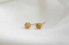 "From the earliest of times, citrine was known as the \"sun stone\" and the gemstone was thought capable of holding sunlight. These days, it is often referred to as the \"success stone\" or \"money stone,\" due to the belief that it will bring prosperity. A member of the quartz family, citrine is enjoying a renaissance as jewelers find new and exciting ways to incorporate this beautiful gemstone into their work. Jewelry holds great significance for the wearer with each piece maintaining its own Dainty Gold Topaz Jewelry, Gold Earrings With Citrine Birthstone, Gold Citrine Earrings With Birthstone, Dainty Yellow Gold Topaz Jewelry, Gold Topaz Birthstone Earrings, Everyday Yellow Gold Citrine Jewelry, Yellow Gold Topaz Earrings For Gift, Yellow Gold Topaz Earrings As Gift, Sun Stone