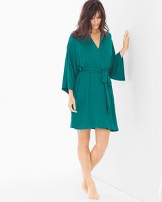 soft bathrobe Green Ivy, Soma Intimates, The Vanishing, Sleepwear Pajamas, Tie Belt, Shapewear, Light In The Dark, Cold Shoulder Dress, Pajamas