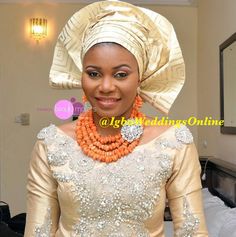 Trendy Blouse Styles Made With “lace” - Fashion - Nigeria Traditional Wedding Pictures, Igbo Traditional Wedding, Igbo Bride, African Blouses, Bellanaija Weddings, Ghanaian Fashion, Country Fashion Women, Aso Ebi Styles