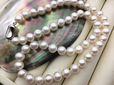 "quanity: 1 pc pearl body: AA+ pearl grade: AA+ pearl luster:high pearl shape: round pearl size: around 8mm pearl length: 17.3 inhes pearl colour: white Back to Other Jewelry Section 01: \"Tahitian,Akoya,Sea Pearl\" Section: https://www.etsy.com/shop/WenPearls?section_id=15806339 02: \"Potato/Near Round Pearl\" Section: https://www.etsy.com/shop/WenPearls?section_id=16378067 03: \"Round Pearl\" Section: https://www.etsy.com/shop/WenPearls?section_id=16163245 04: \"Rice/Oval/Teardrop Pearl\" Sect Formal White Pearl Bracelet With Pendant, Classic White Pearl Necklace With Pearl Drop, White Pearl Necklace With Round Beads For Formal Occasions, Elegant White Pearl Necklace, Classic White Pearl Drop Necklace, Classic White Pearl Necklace With Pendant, White Pearl Drop Round Necklace, Classic White Pearl Necklace With Round Beads, White Round Pearl Drop Necklace