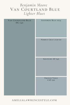 the blue color scheme for an interior painting project, which is available in several different colors