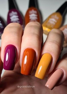 Unghie Sfumate, Fall Acrylic Nails, Pretty Nail Art Designs, Hot Nails, Nail Art Ideas, Fabulous Nails, Chic Nails