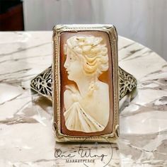 Antique Filigree, Cameo Ring, Estate Jewelry, Engagement Rings, Ring, Gold