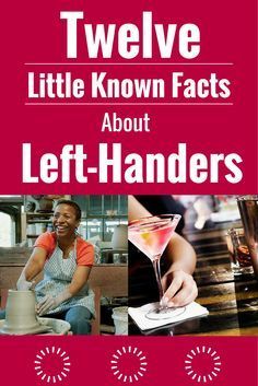 the cover of twelve little known fact about left - handeders