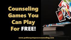 Counseling Games You Can Play for FREE! Therapy Is Cool, Meeting Activities, Counseling Tools, Therapy Games, Train Of Thought, Child Therapy, Foundational Skills