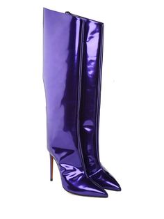 Alexandre Vauthier Alex Patent-leather Boots - Viola Patent Leather Boots, Alexandre Vauthier, Leather Boots, Patent Leather, Heeled Boots, Calf Skin, Stiletto Heels, Women Shoes, Heels