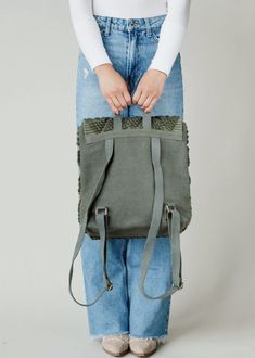 Effortlessly stylish and versatile, our Forest Green Textured Backpack is perfect for the girl on the go. It's not just a backpack - it could also double as an adorable diaper bag. The western diamond pattern in gorgeous forest green adds a touch of whimsy, while the adjustable straps provide comfort and convenience. Chic and practical - this backpack has it all! 14" x 11.5" x 4.5" 100% Cotton Green Texture, Swimwear Sale, New Tops, Dress Romper, Diamond Pattern, Forest Green, Diaper Bag, The Go, What To Wear